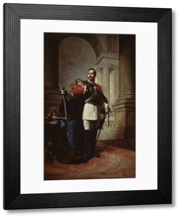 Framed Print : Portrait of German Emperor Wilhelm II (1859-1941), King of Prussia, 1904 Framed Print : Portrait of German Emperor Wilhelm II (1859-1941), King of Prussia, 1904