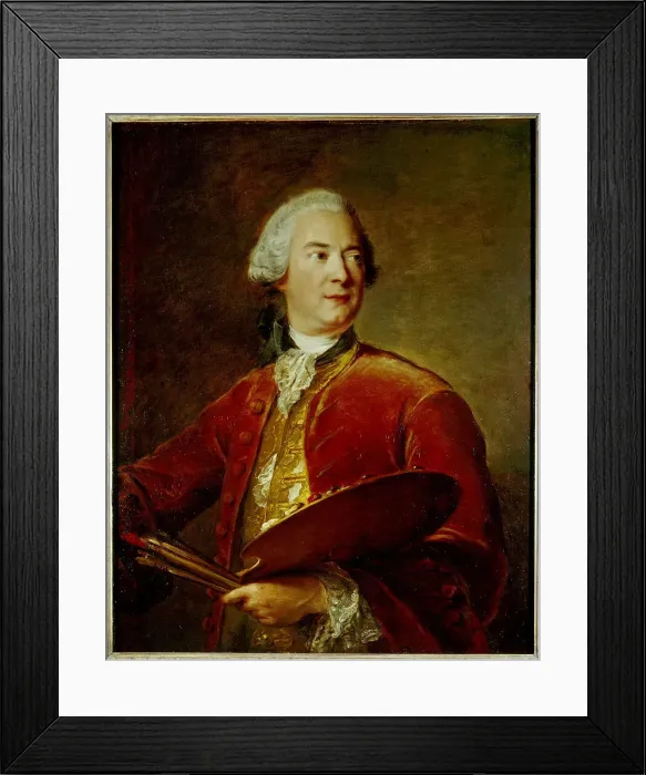 Framed Print : Portrait of Louis Tocque(1696-1772), 1739. Creator: Nattier, Jean-Marc (1685-1766) Framed Print : Portrait of Louis Tocque(1696-1772), 1739. Creator: Nattier, Jean-Marc (1685-1766)