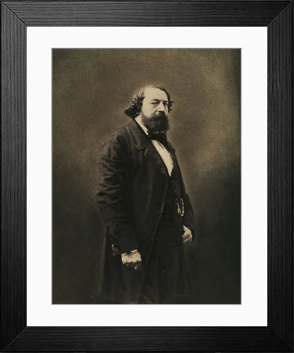 Framed Print : Portrait of Roger de Beauvoir (1806-1866), 1855-1859. Creator: Nadar Framed Print : Portrait of Roger de Beauvoir (1806-1866), 1855-1859. Creator: Nadar