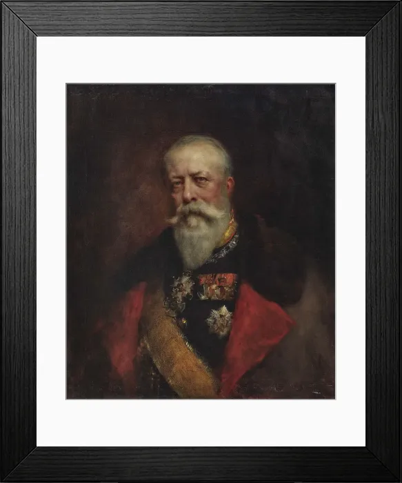 Framed Print : Portrait of Grand Duke Frederick I of Baden (1826-1907) Framed Print : Portrait of Grand Duke Frederick I of Baden (1826-1907)