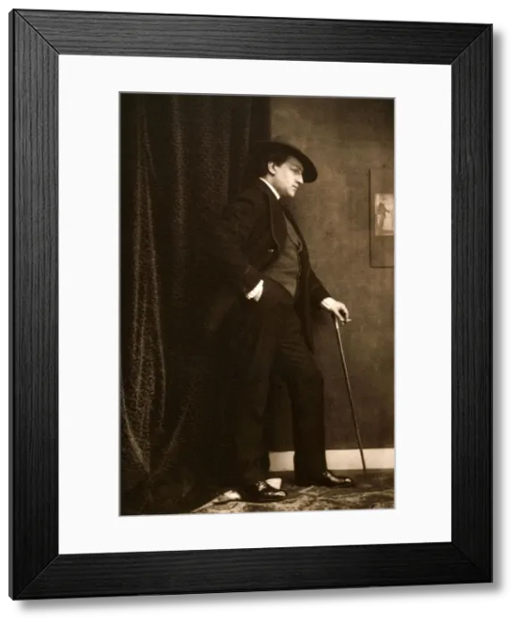 Framed Print : Portrait of Sacha Guitry (1885-1957), c. 1905. Creator: Gerschel, Charles (1871-1948) Framed Print : Portrait of Sacha Guitry (1885-1957), c. 1905. Creator: Gerschel, Charles (1871-1948)