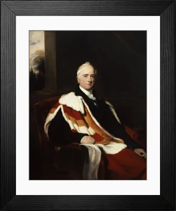 Framed Print : Portrait of Sir Nicholas Vansittart, 1st Baron Bexley, 1825 Framed Print : Portrait of Sir Nicholas Vansittart, 1st Baron Bexley, 1825