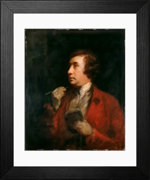 Framed Print : Portrait of Sir William Chambers (1723-1796), ca 1760. Creator: Reynolds Framed Print : Portrait of Sir William Chambers (1723-1796), ca 1760. Creator: Reynolds