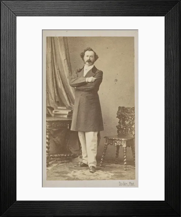 Framed Print : Portrait of Sir Robert Peel (1788-1850), 1862. Creator: Disderi Framed Print : Portrait of Sir Robert Peel (1788-1850), 1862. Creator: Disderi
