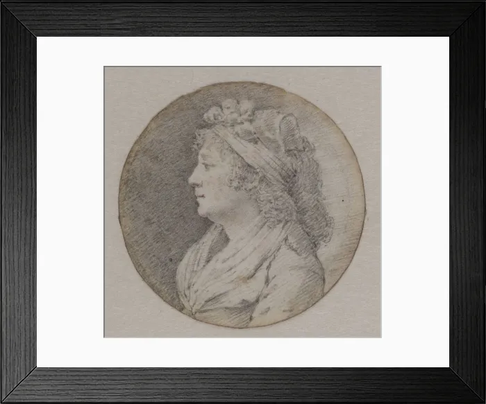 Framed Print : Portrait of Marie Louise of Savoy (1749-1792), Princess of Lamballe. Creator: Anonymous Framed Print : Portrait of Marie Louise of Savoy (1749-1792), Princess of Lamballe. Creator: Anonymous