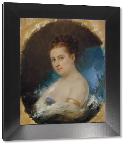 Portrait of the actress Adelaide Ristori (1822-1906), ca 1857