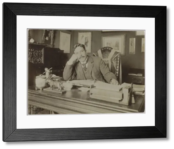 Framed Print : Portrait of Maurice Donnay (1859-1945), c. 1890. Creator: Dornac, Paul (1858-1941) Framed Print : Portrait of Maurice Donnay (1859-1945), c. 1890. Creator: Dornac, Paul (1858-1941)