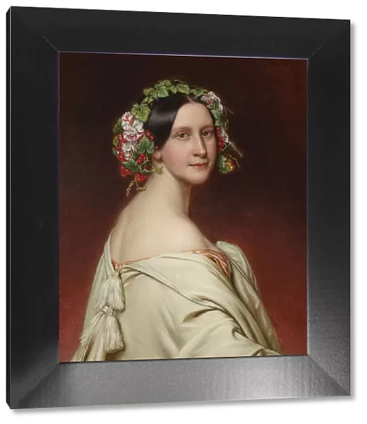 Portrait of the Actress Charlotte von Hagn (1809-1891), 1850