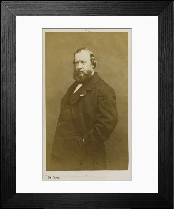 Framed Print : Portrait of the artist Constant Troyon (1810-1865), Early 1860s Framed Print : Portrait of the artist Constant Troyon (1810-1865), Early 1860s