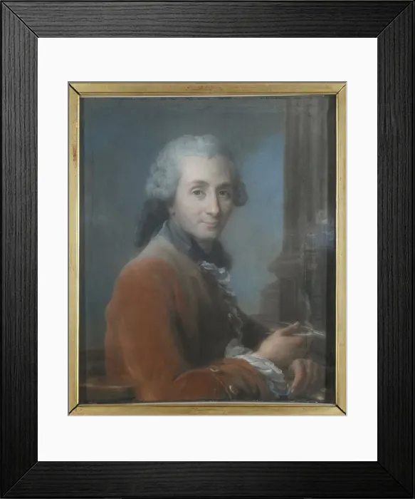 Framed Print : Portrait of the architect Jacques Gondouin de Folleville (1737-1818), c. 1780 Framed Print : Portrait of the architect Jacques Gondouin de Folleville (1737-1818), c. 1780