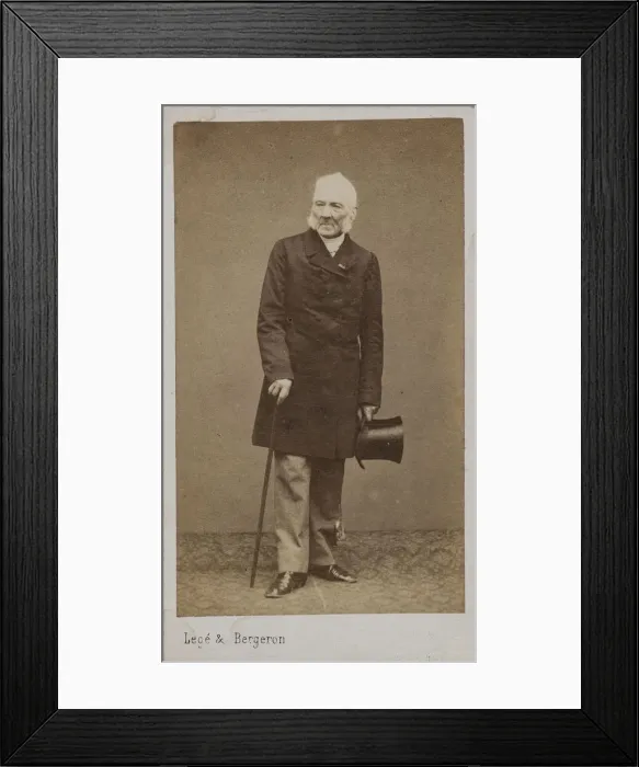 Framed Print : Portrait of the Composer Gustave Vogt (1781-1870). Creator Framed Print : Portrait of the Composer Gustave Vogt (1781-1870). Creator