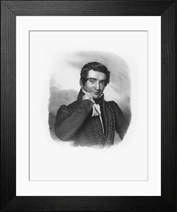 Framed Print : Portrait of the composer Cesare Pugni (1802-1870). Creator: Anonymous Framed Print : Portrait of the composer Cesare Pugni (1802-1870). Creator: Anonymous
