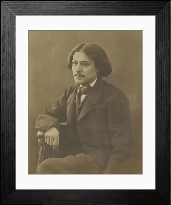 Framed Print : Portrait of the author Alphonse Daudet (1840-1897), ca 1860 Framed Print : Portrait of the author Alphonse Daudet (1840-1897), ca 1860