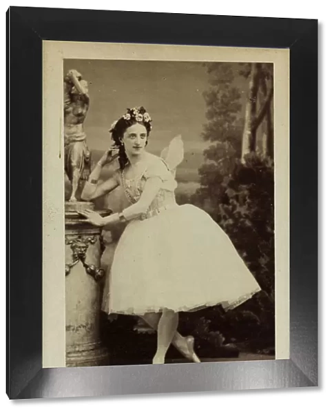 Portrait of the ballet dancer Marfa Muravyeva (1838-1879) in the ballet '
