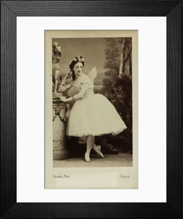 Framed Print : Portrait of the ballet dancer Marfa Muravyeva (1838-1879) in the ballet Framed Print : Portrait of the ballet dancer Marfa Muravyeva (1838-1879) in the ballet