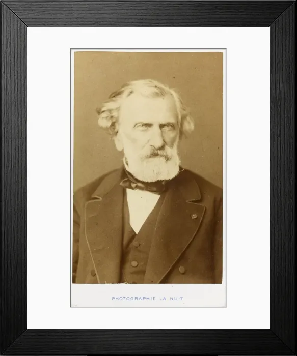 Framed Print : Portrait of the composer Ambroise Thomas (1811-1896). Creator: Liebert Framed Print : Portrait of the composer Ambroise Thomas (1811-1896). Creator: Liebert