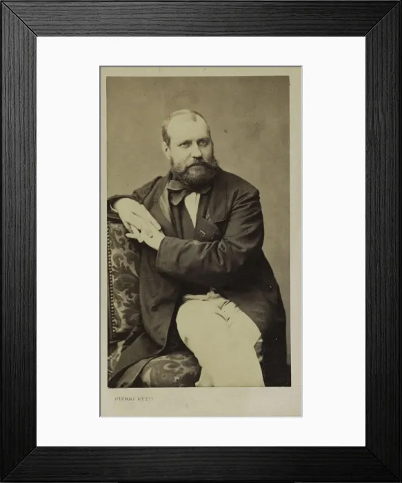 Framed Print : Portrait of the composer Charles Gounod (1818-1893), c. 1870 Framed Print : Portrait of the composer Charles Gounod (1818-1893), c. 1870