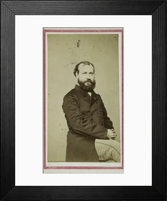 Framed Print : Portrait of the composer Charles Gounod (1818-1893), ca 1865. Creator: Anonymous Framed Print : Portrait of the composer Charles Gounod (1818-1893), ca 1865. Creator: Anonymous