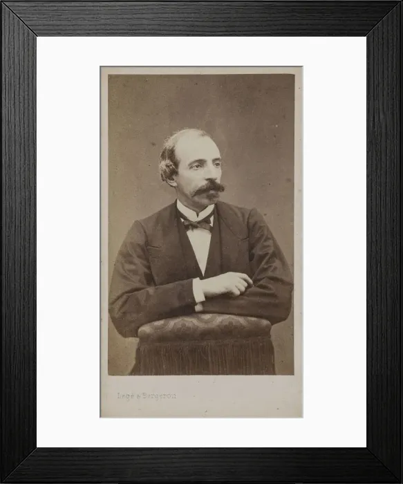 Framed Print : Portrait of the Composer Emile Jonas (1827-1905). Creator Framed Print : Portrait of the Composer Emile Jonas (1827-1905). Creator