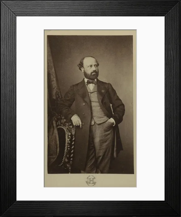 Framed Print : Portrait of the composer Francois Bazin (1816-1878), ca 1760 Framed Print : Portrait of the composer Francois Bazin (1816-1878), ca 1760