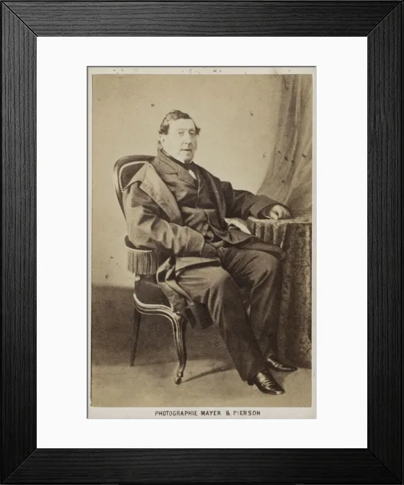 Framed Print : Portrait of the composer Gioachino Antonio Rossini (1792-1868), ca 1860 Framed Print : Portrait of the composer Gioachino Antonio Rossini (1792-1868), ca 1860