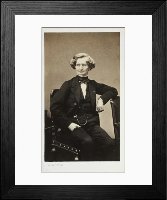 Framed Print : Portrait of the composer Hector Berlioz (1803-1869), ca 1860 Framed Print : Portrait of the composer Hector Berlioz (1803-1869), ca 1860