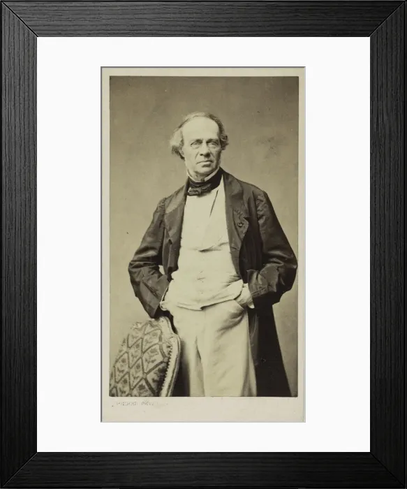 Framed Print : Portrait of the composer Jacques Fromental Halevy (1799-1862), ca 1860 Framed Print : Portrait of the composer Jacques Fromental Halevy (1799-1862), ca 1860