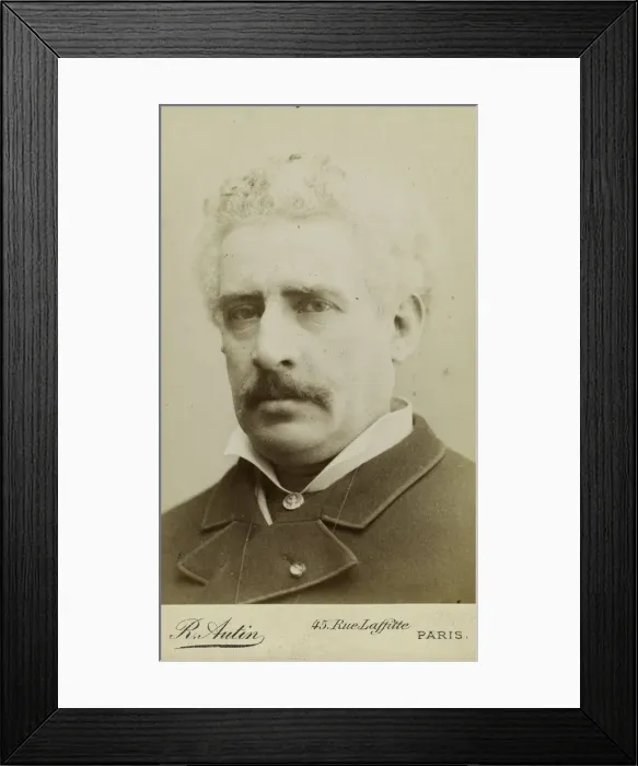 Framed Print : Portrait of the Composer Olivier Metra (1830-1889), c. 1870 Framed Print : Portrait of the Composer Olivier Metra (1830-1889), c. 1870