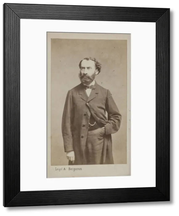 Framed Print : Portrait of the Composer Prosper Pascal (1825-1880), c. 1875 Framed Print : Portrait of the Composer Prosper Pascal (1825-1880), c. 1875