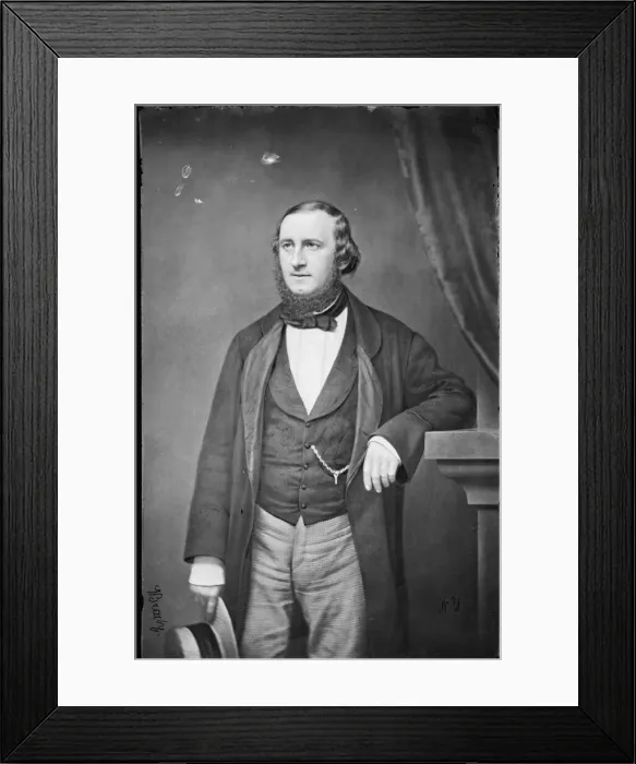 Framed Print : Portrait of the composer William Vincent Wallace (1812-1865), 1855 Framed Print : Portrait of the composer William Vincent Wallace (1812-1865), 1855