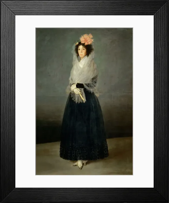 Framed Print : Portrait of the Countess del Carpio, Marquesa de la Solana (1757-1795), ca 1794 Framed Print : Portrait of the Countess del Carpio, Marquesa de la Solana (1757-1795), ca 1794
