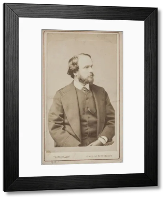 Framed Print : Portrait of the dancer, choreographer and ballet master Paul Taglioni (1808-1884)