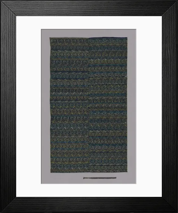 Framed Print : Fragment, China, Qing dynasty(1644-1911), early 19th century. Creator: Unknown Framed Print : Fragment, China, Qing dynasty(1644-1911), early 19th century. Creator: Unknown
