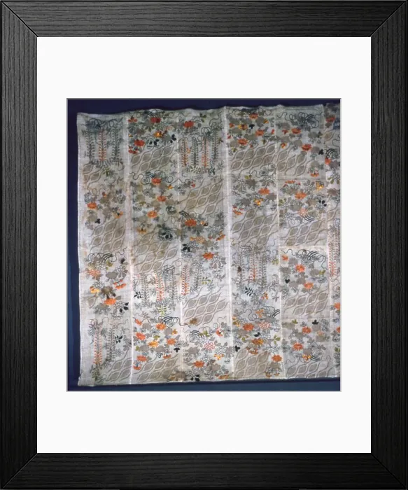 Framed Print : Tobari (Formerly Katabira), Japan, late Edo period (1789-1868), 1801 / 25. Creator: Unknown Framed Print : Tobari (Formerly Katabira), Japan, late Edo period (1789-1868), 1801 / 25. Creator: Unknown