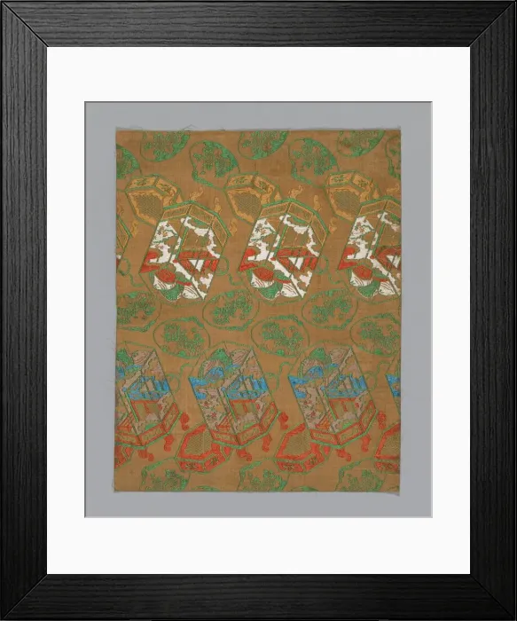 Framed Print : Fragment, Japan, 18th century, late Edo period (1789-1868) / Meiji period (1868-1912) Framed Print : Fragment, Japan, 18th century, late Edo period (1789-1868) / Meiji period (1868-1912)