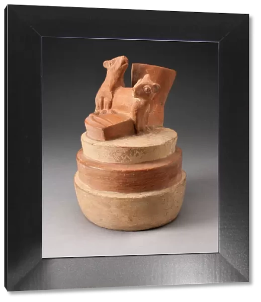 Jar Depicting Mating Rats, 100 B. C.  /  A. D. 500. Creator: Unknown