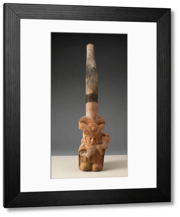 Framed Print : Trumpet in the Form of a Musician Playing Pipes, 100 B. C. / A. D. 500. Creator: Unknown Framed Print : Trumpet in the Form of a Musician Playing Pipes, 100 B. C. / A. D. 500. Creator: Unknown