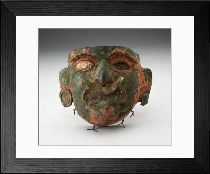 Framed Print : Mask, 100 B. C. / A. D. 500. Creator: Unknown Framed Print : Mask, 100 B. C. / A. D. 500. Creator: Unknown
