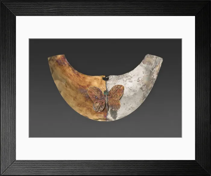 Framed Print : Nose Ornament, A. D. 100  /  500. Creator: Unknown