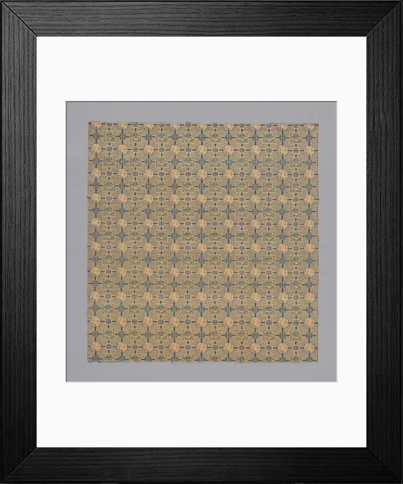 Framed Print : Fragment (Furnishing Fabric), China, Qing dynasty (1644-1911), 1850 / 1900 Framed Print : Fragment (Furnishing Fabric), China, Qing dynasty (1644-1911), 1850 / 1900