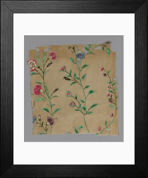 Framed Print : Fragment, China, 18th century, Qing dynasty (1644-1911). Creator: Unknown Framed Print : Fragment, China, 18th century, Qing dynasty (1644-1911). Creator: Unknown