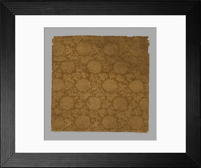 Framed Print : Fragment, China, 17th / 18th century. Creator: Unknown Framed Print : Fragment, China, 17th / 18th century. Creator: Unknown