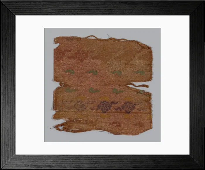 Framed Print : Fragment, China, Late 17th  /  early 18th century. Creator: Unknown