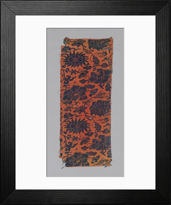 Framed Print : Sutra Cover, China, Ming dynasty (1368-1644), c. 1590s. Creator: Unknown Framed Print : Sutra Cover, China, Ming dynasty (1368-1644), c. 1590s. Creator: Unknown