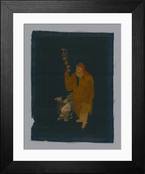 Framed Print : Panel (Furnishing Fabric), China, Kangxi Period, Qing dynasty (1644-1911), 1800 / 50 Framed Print : Panel (Furnishing Fabric), China, Kangxi Period, Qing dynasty (1644-1911), 1800 / 50