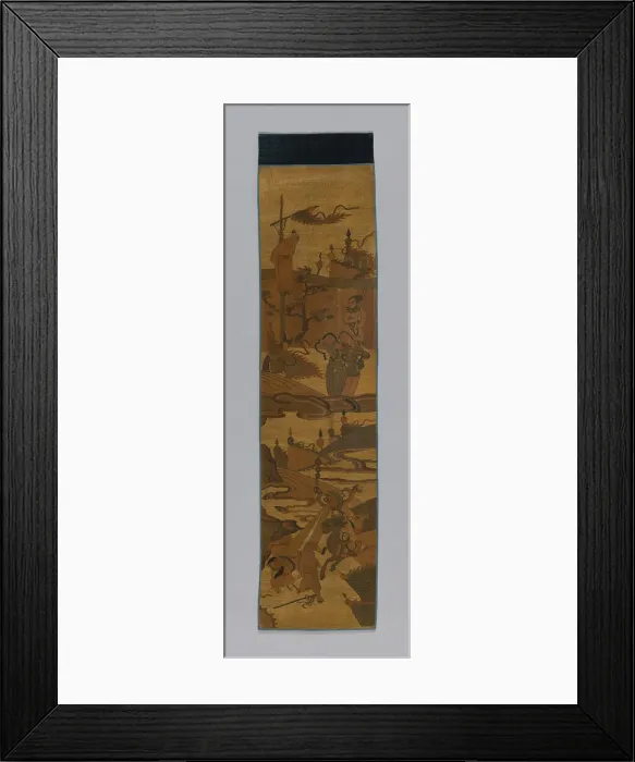 Framed Print : Tapestry, China, Qing Dynasty (1644-1912), 19th century. Creator: Unknown Framed Print : Tapestry, China, Qing Dynasty (1644-1912), 19th century. Creator: Unknown
