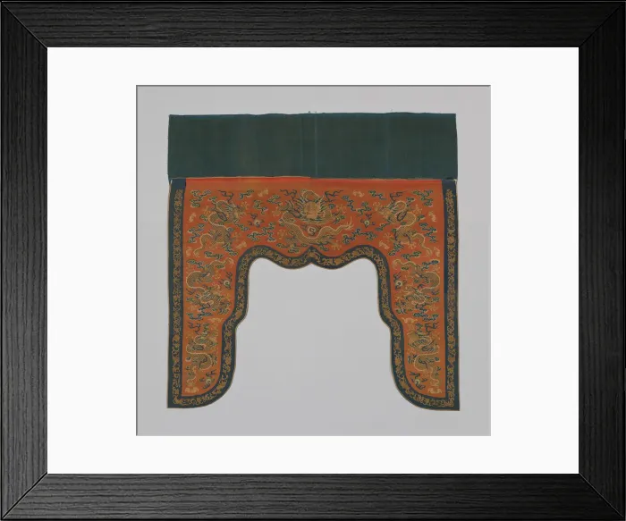 Framed Print : Shrine Surround, China, Qing dynasty(1644-1911), 1800 / 50. Creator: Unknown Framed Print : Shrine Surround, China, Qing dynasty(1644-1911), 1800 / 50. Creator: Unknown