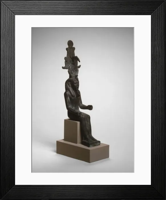 Framed Print : Statuette of Osiris-Iah, Egypt, Late Period, Dynasty 26-30 (about 664-332 BCE) Framed Print : Statuette of Osiris-Iah, Egypt, Late Period, Dynasty 26-30 (about 664-332 BCE)