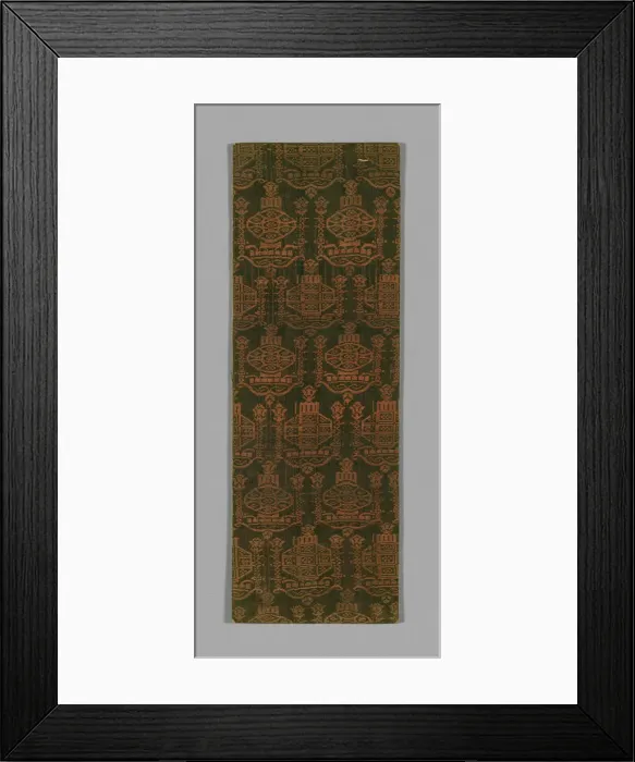 Framed Print : Sutra Cover, China, Ming dynasty (1368-1644), c. 1590's. Creator: Unknown Framed Print : Sutra Cover, China, Ming dynasty (1368-1644), c. 1590's. Creator: Unknown
