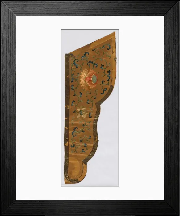 Framed Print : Temple banner, China, 1700 / 50, Qing dynasty (1644-1911). Creator: Unknown Framed Print : Temple banner, China, 1700 / 50, Qing dynasty (1644-1911). Creator: Unknown